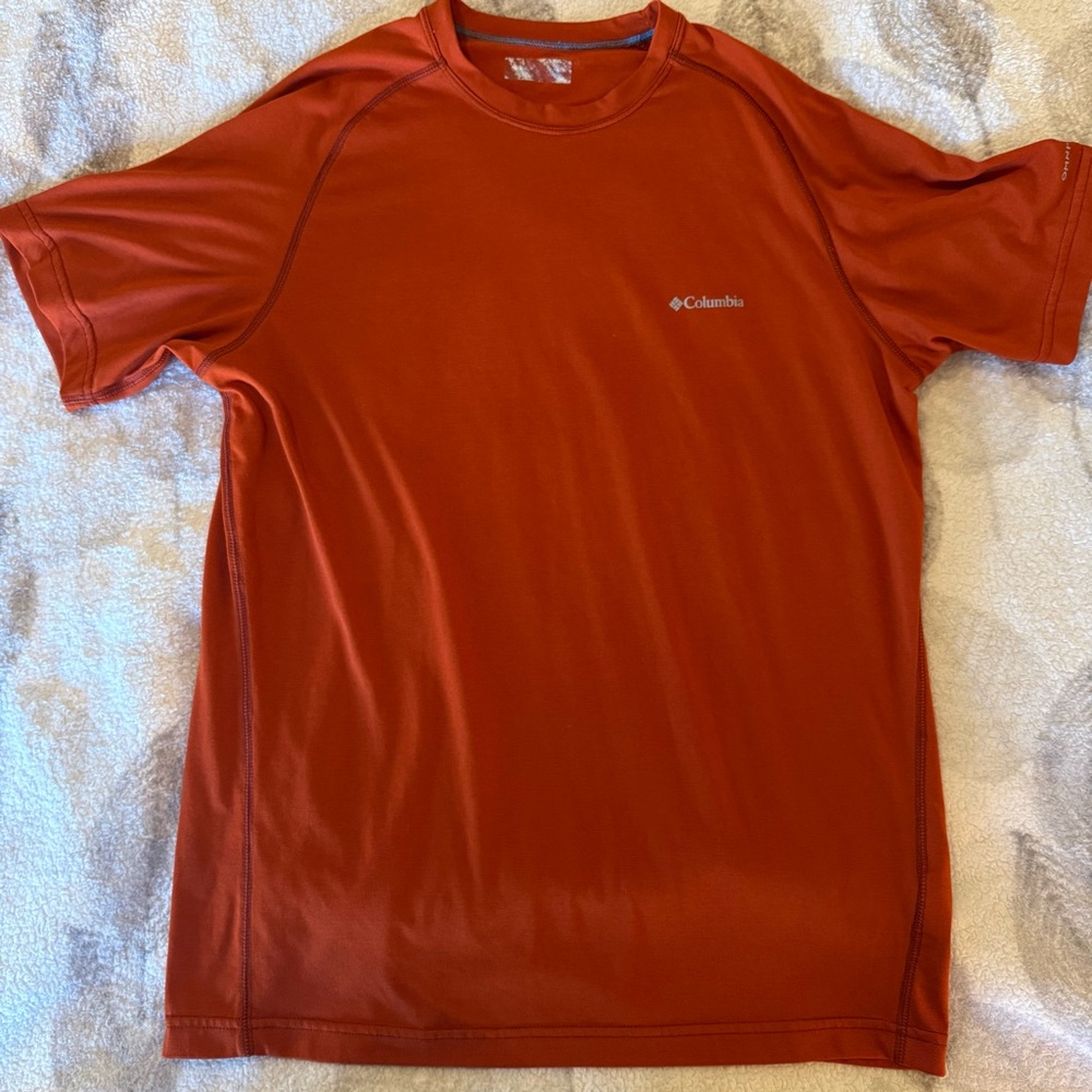 Columbia Men's Vibrant Orange Short Sleeve Tee